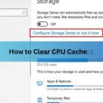 How to Clear CPU Cache