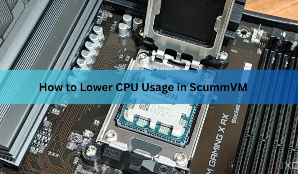 How to Lower CPU Usage in ScummVM