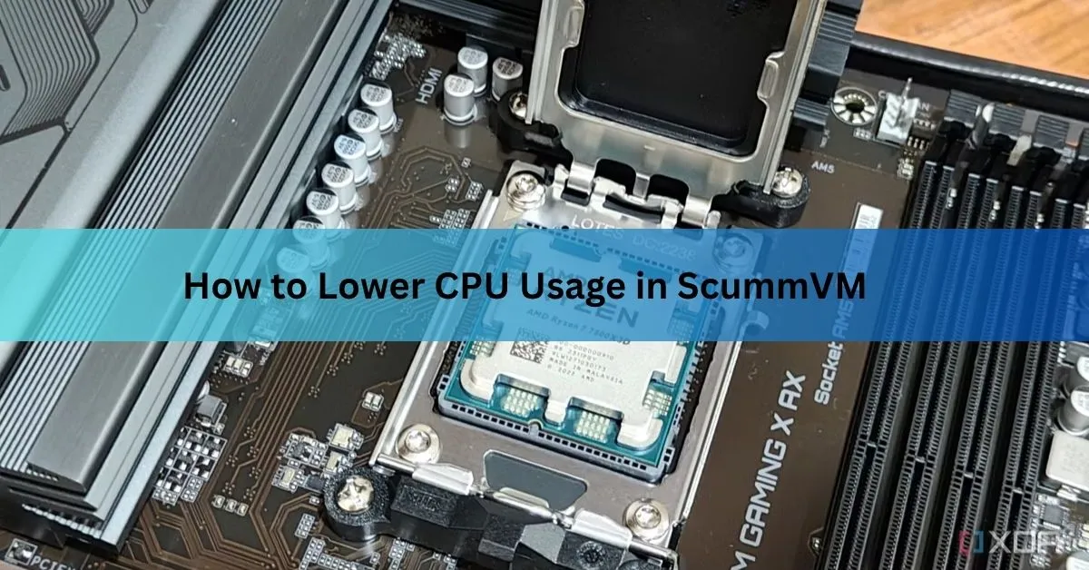 How to Lower CPU Usage in ScummVM