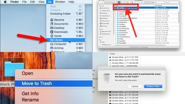 How to clear cache on a Mac