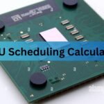 CPU Scheduling Calculator