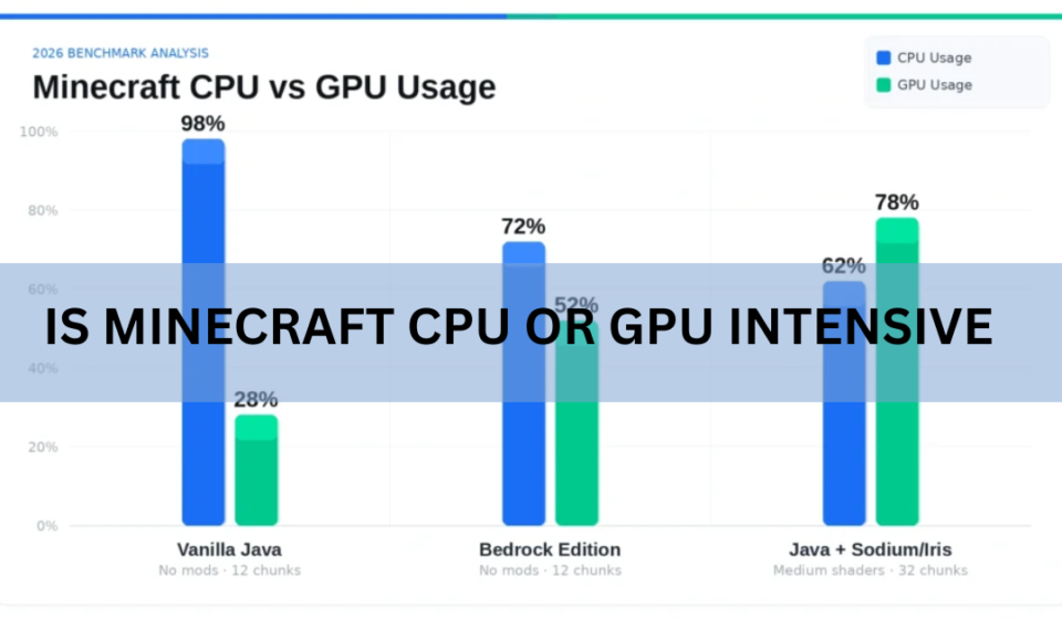 Is Minecraft CPU or GPU Intensive? Here's What Actually Runs the Game