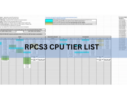 RPCS3 CPU Tier List: Which Processor You Need for Smooth PS3 Emulation