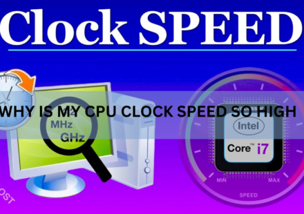 Why Is My CPU Clock Speed So High? What It Means and When to Worry Your CPU clock speed is high because the processor sped itself up to get work done. That is what it is supposed to do. Modern chips raise their speed the moment you ask them to handle something, then drop back down when the job is finished. Seeing a number like 4.5 GHz or 5.0 GHz is not a warning sign on its own. Still, there are a few cases where a constantly high clock speed points to something worth fixing. This guide explains what the number means, why it jumps around, how to tell normal from not, and what to do if you want to bring it down. What clock speed and “boost” really mean Clock speed is how many cycles your processor runs per second, measured in gigahertz (GHz). One gigahertz is a billion cycles a second. A higher number means the chip is working through instructions faster. Every CPU has two speeds that matter here. The base clock is the steady speed it can hold under a heavy, long load. The boost clock is a higher speed it can reach for short bursts when there is spare power and cooling headroom. A chip listed at 3.4 GHz base and 5.0 GHz boost spends most of its time somewhere between those two, moving up and down many times a second. This automatic speed-up has a name. On Intel chips it is called Turbo Boost, and on AMD chips it is Precision Boost. Both do the same thing: push the speed above base when conditions allow, then ease off. You do not turn this on. It runs by itself, all the time, in the background. The short version: your CPU is meant to change speed constantly. A high number just means it found a reason to go fast, not that it is broken. Is a high CPU clock speed bad? In most cases, no. A high clock speed by itself is a sign your processor is doing its job, not a fault. The chip only pushes to those speeds when it has the power and thermal room to do so safely, and it pulls back the instant either runs short. What actually matters is the pair of the clock speed and the temperature, plus whether the speed comes back down when you stop working. A CPU running at 5.0 GHz with safe temperatures and smooth performance is healthy. The same speed paired with high heat, loud fans, and stutter is the version worth looking into. So the number alone tells you very little. The pattern around it tells you almost everything, and that pattern is easy to read once you know what to look for. Why is my clock speed high when I'm barely doing anything? This is the part that confuses most people. You open a monitoring app like Task Manager, HWMonitor, or CPU-Z, the PC is sitting idle, and the clock still reads 4 GHz or higher. It looks wrong, but there are a few plain reasons for it. Background work never really stops. Windows is always doing something: update checks, search indexing, antivirus scans, telemetry, driver services, and dozens of small tasks. Any one of them can wake the CPU and nudge the speed up for a moment. Your desktop looks idle; the chip is not. The monitoring app itself adds load. Opening a tool to watch your clock speed gives the CPU something to do, which raises the speed you are watching. It is a small effect, but it is real. The chip reacts faster than it used to. Newer processors ramp up very quickly at the smallest task and sit near their top speed often, dropping down only in short gaps. A single mouse move or a browser tab loading in the background can be enough to show a high number the moment you glance at it. Your power plan keeps it awake. If Windows is set to a high performance plan, or the minimum processor state is set high, the CPU is told to hold a faster speed even at rest. More on that below, since it is the one setting most worth checking. Normal vs. worth a closer look Here is the quick test. Compare what your PC is doing against the two columns below. If your situation lines up with the left side, there is nothing to fix. If it matches the right side, it is worth a few minutes of checking. Sign it is normal Sign worth a closer look Speed climbs only when you open a game, editor, or heavy app Speed sits near maximum with nothing running It drops back down within seconds after the task ends It never drops, even after minutes of idle Temperatures stay in a safe range Temperatures stay high while the PC does nothing The PC feels quiet and stable at rest Fans stay loud and the case stays warm at rest The single most useful thing to watch is the drop. Close everything, wait thirty seconds, and see whether the speed falls. A healthy CPU eases back toward its lower idle speeds, often well under 2 GHz, when there is truly nothing to do. A speed that stays pinned at maximum with an empty desktop is the one clue that points to a setting or a background program rather than normal boost. What to check first If your clock speed stays high at idle and you want to understand why, work through these in order. The first two solve the large majority of cases. Check your Windows power plan. Open the Start menu, type “choose a power plan,” and open it. If you are on High performance or Ultimate performance, that alone can hold the CPU at a high speed. Switch to Balanced and watch the idle speed again. Check the minimum processor state. In the same power settings, open Change plan settings, then Change advanced power settings, then expand Processor power management. If Minimum processor state is set to a high number like 100%, the CPU is being told never to slow down. Setting it to 5% lets it idle properly. Look at what is running. Open Task Manager, click the CPU column to sort by usage, and see what sits at the top. A stuck update, an antivirus scan, or a chatty background app can keep the chip busy. Some programs are known for this and will pin the speed until you close them. Watch your temperatures. Use a free tool like HWMonitor or Core Temp to see the CPU temperature next to the speed. This tells you whether the high speed is coming with a heat problem or is perfectly fine. Do these in order and stop as soon as the idle speed drops. Most people find it was the power plan or the minimum processor state, and they never need to touch anything deeper. How to lower your CPU clock speed (if you want to) First, a fair question: should you? For most people the answer is no. The boost behavior is designed to be safe, and letting the chip run fast when it wants costs you nothing but a little power. If your temperatures are fine, leaving it alone is the right call. You might still want it lower for real reasons: a laptop that runs hot, a small case with weak airflow, a noisy machine you keep on your desk, or a PC where you value quiet and cool over the last few percent of speed. If that is you, here is how to bring it down, from gentlest to most direct. Set a Balanced power plan and a low minimum processor state. This is the safe, reversible fix, and for many people it is the only one needed. It lets the CPU idle low without touching how fast it can go when you do need speed. Cap the maximum processor state. In the same advanced power settings, lower Maximum processor state from 100% to something like 90% or 95%. This shaves the top speed and can noticeably cut heat and noise, with only a small hit to peak performance. It is easy to undo if you do not like it. Undervolt instead of underclocking. Undervolting keeps the speed but feeds the chip a little less voltage, which lowers heat and noise while keeping most performance. On AMD you can use the Ryzen Master utility to tune this. It takes more care than the power plan tweaks, so read up on your specific chip before you start. Turn off boost in the BIOS. As a last resort you can disable Turbo Boost or Precision Boost in your motherboard's BIOS. This forces the CPU to hold its base clock and never boost. It gives the coolest, quietest result, but you also give up real performance, so most people should skip it unless heat is a serious problem. Rule of thumb: try the power plan and minimum state first. Only reach for BIOS or undervolting if a clear heat or noise problem is still there afterward. When a high clock speed is a real problem A few situations do point to something that needs attention. None of them are about the speed number by itself; they are about the speed plus another symptom. The speed stays maxed at idle and never drops, even with nothing running and a Balanced power plan. Something is keeping the CPU awake, usually a background program or a power setting. Temperatures stay high at idle. If your CPU sits in the 70s or 80s Celsius while the desktop is empty, the heat is the issue, not the speed. Common causes are old, dried thermal paste, a loose or failing cooler, or dust choking the airflow. The PC stutters, freezes, or shuts down. High speed with instability can mean an aggressive overclock, a power delivery problem, or overheating that forces the chip to protect itself. Fans run loud and constant. If the machine never quiets down, the CPU is likely being held at a high state, and fixing the setting or the cooling brings the noise down with it. If you hit any of these, the fix is usually cooling or a setting, not the boost feature itself. Clean out dust, make sure the cooler is seated properly, consider fresh thermal paste on an older machine, and confirm your power plan is not holding the chip at full tilt. Frequently asked questions Is 100% CPU clock speed dangerous? No. Running near maximum speed is safe as long as temperatures stay in range and the chip drops back down when idle. Boost is built to run at the top safely. Watch heat, not the GHz number, to judge whether anything is wrong. Why does my CPU speed keep jumping up and down? That is normal and healthy. Your CPU changes speed many times a second based on what you are doing. It climbs for tasks and falls in the gaps between them. Constant jumping means the power-saving and boost features are working as intended. Should I disable Turbo Boost or Precision Boost? For most people, no. It gives you free performance and is safe. Only consider turning it off if you have a real heat or noise problem in a hot laptop or a cramped case, and only after trying power plan tweaks first. Why is my clock speed high but CPU usage is low? Because speed and usage measure different things. Even light background tasks can make the CPU boost briefly. The monitoring app itself adds a little load too. If the number drops when you truly leave the PC alone, nothing is wrong. Does a high clock speed damage my CPU over time? Not on its own. Chips are built to run at boost speeds for years. What wears a CPU is sustained high heat, not high speed. Keep it cool with clean airflow and good thermal contact, and normal boosting will not shorten its life. Conclusion A high CPU clock speed is almost always your processor doing exactly what it should: speeding up to handle work, then easing back down. Watch the pattern, not just the number. If the speed drops when you stop working and temperatures stay safe, leave it alone. If it stays pinned at idle with heat or noise, check your power plan and minimum processor state first, then look at cooling. That order fixes nearly every case worth fixing.